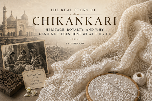 The Real Story of Chikankari: Heritage, Royalty, and the True Cost of Craft