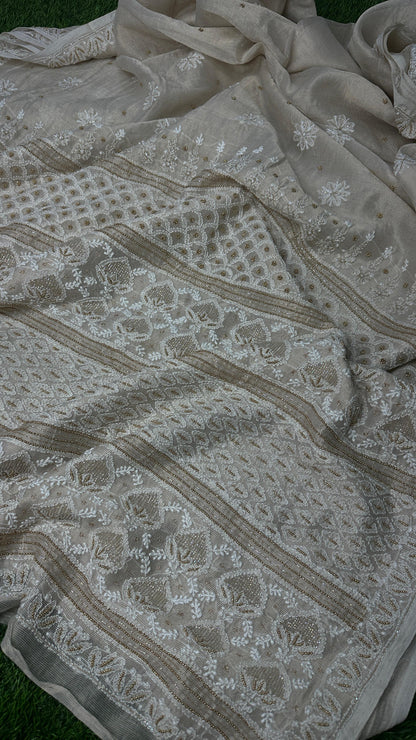 Soft Tissue Chanderi Saree