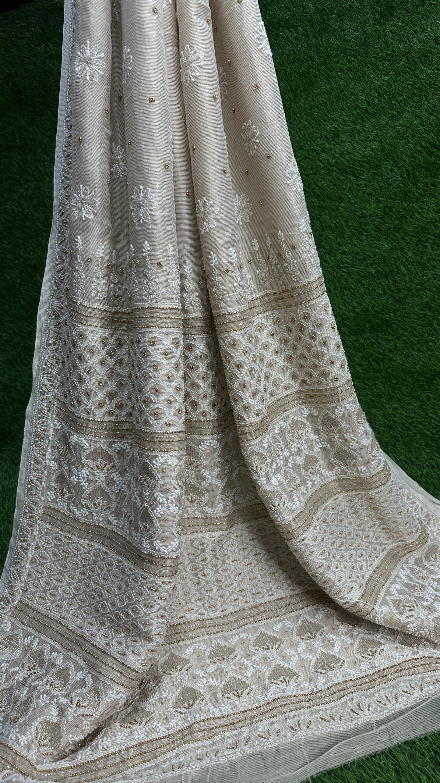 Soft Tissue Chanderi Saree